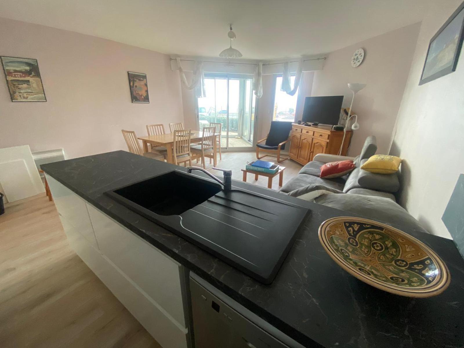 Appartement T3 - 4 Personnes - Face Ocean - Thalasso Pornichet Dış mekan fotoğraf
