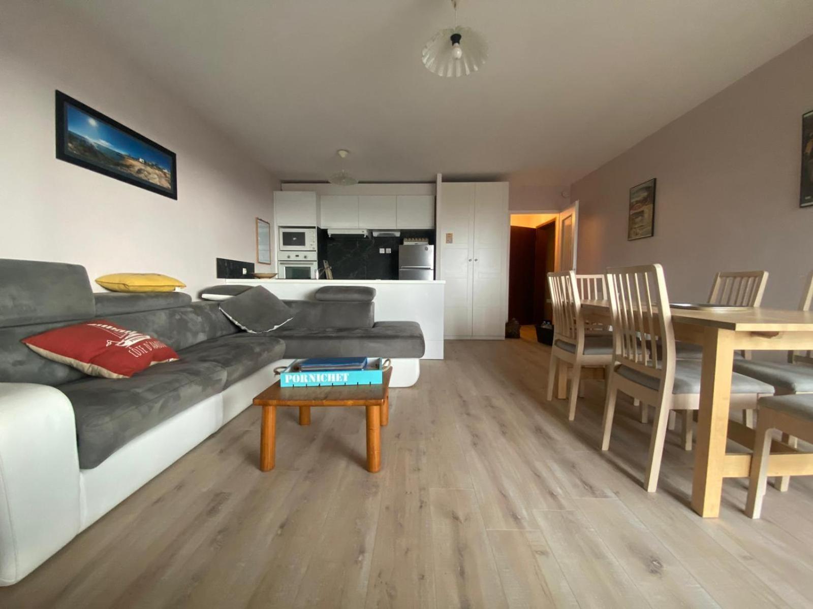 Appartement T3 - 4 Personnes - Face Ocean - Thalasso Pornichet Dış mekan fotoğraf
